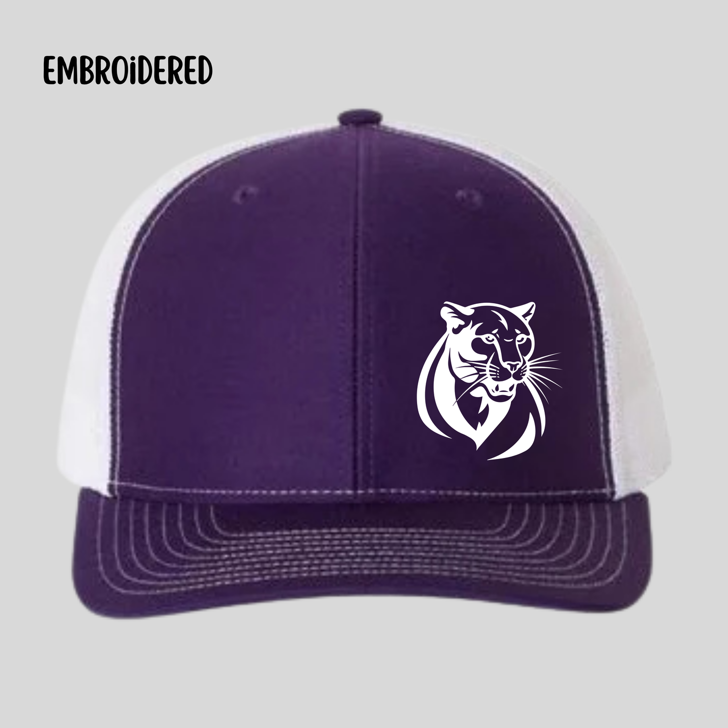 Embroidered Panther Hat