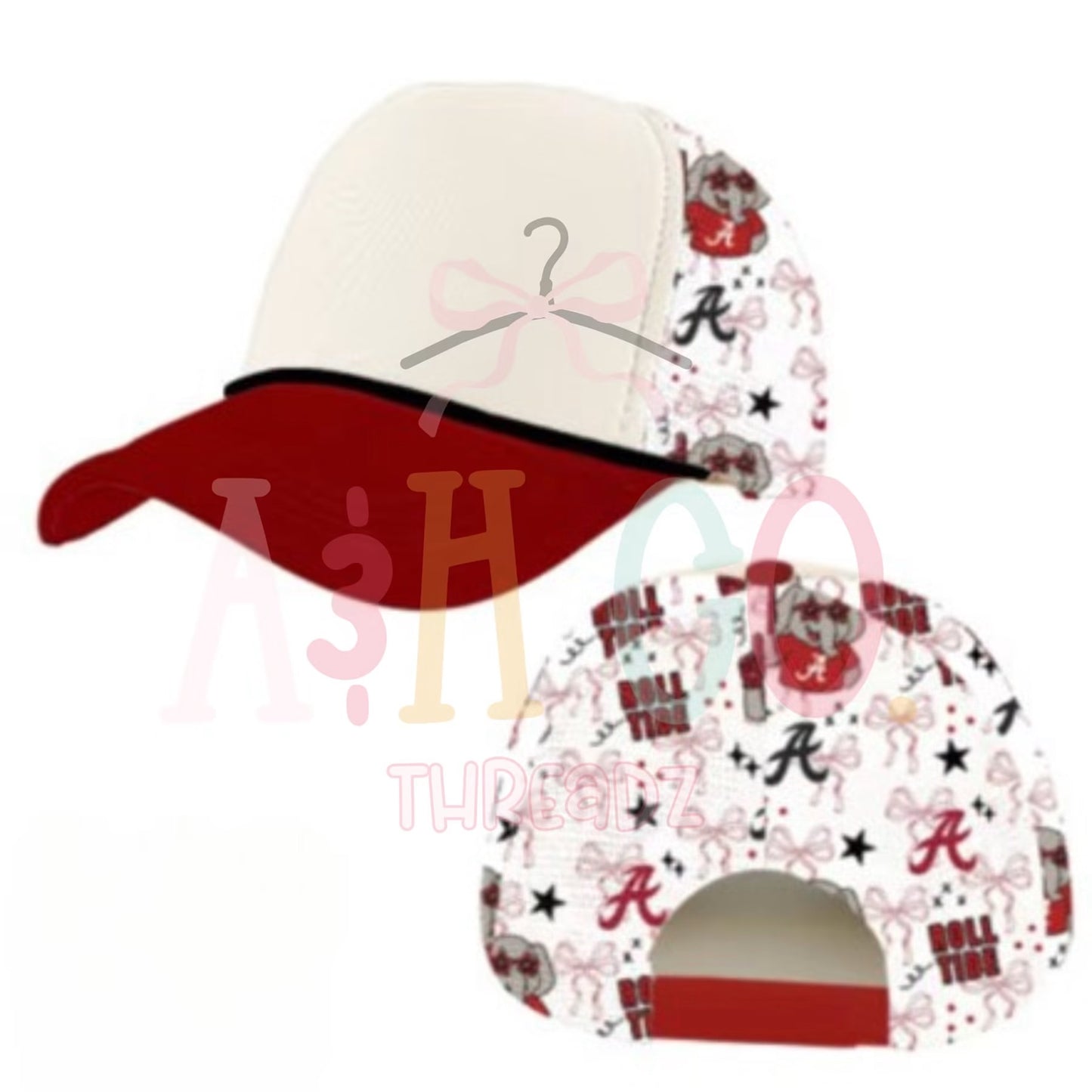 PREORDER** Roll Tide Trucker Hat - Glitter Brim