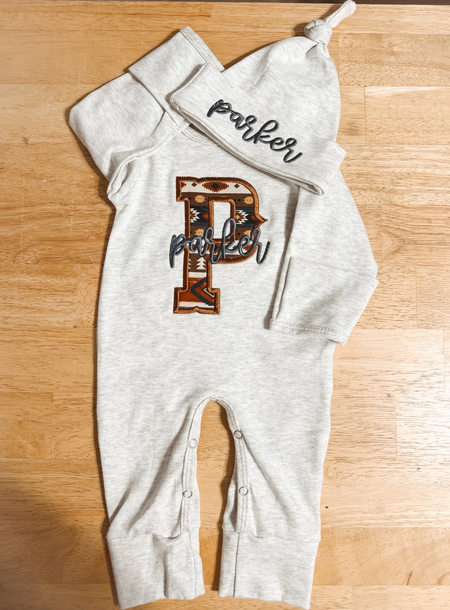 Infant Western Romper - With Hat