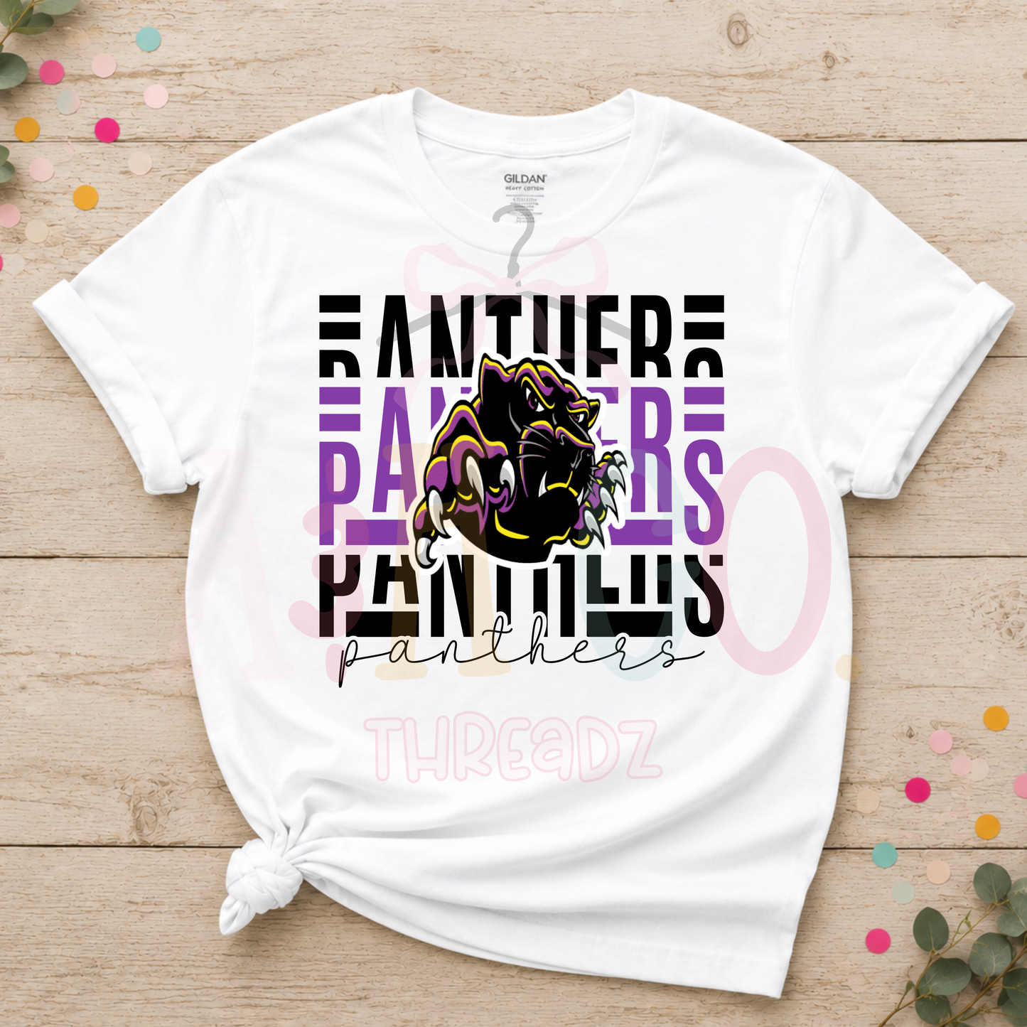 Panthers Layered - Spirit Wear