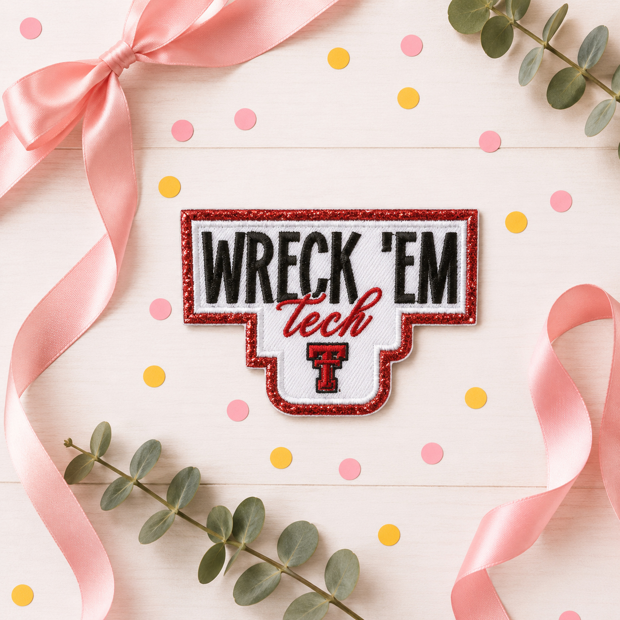 Wreck ‘Em Glitter Patch