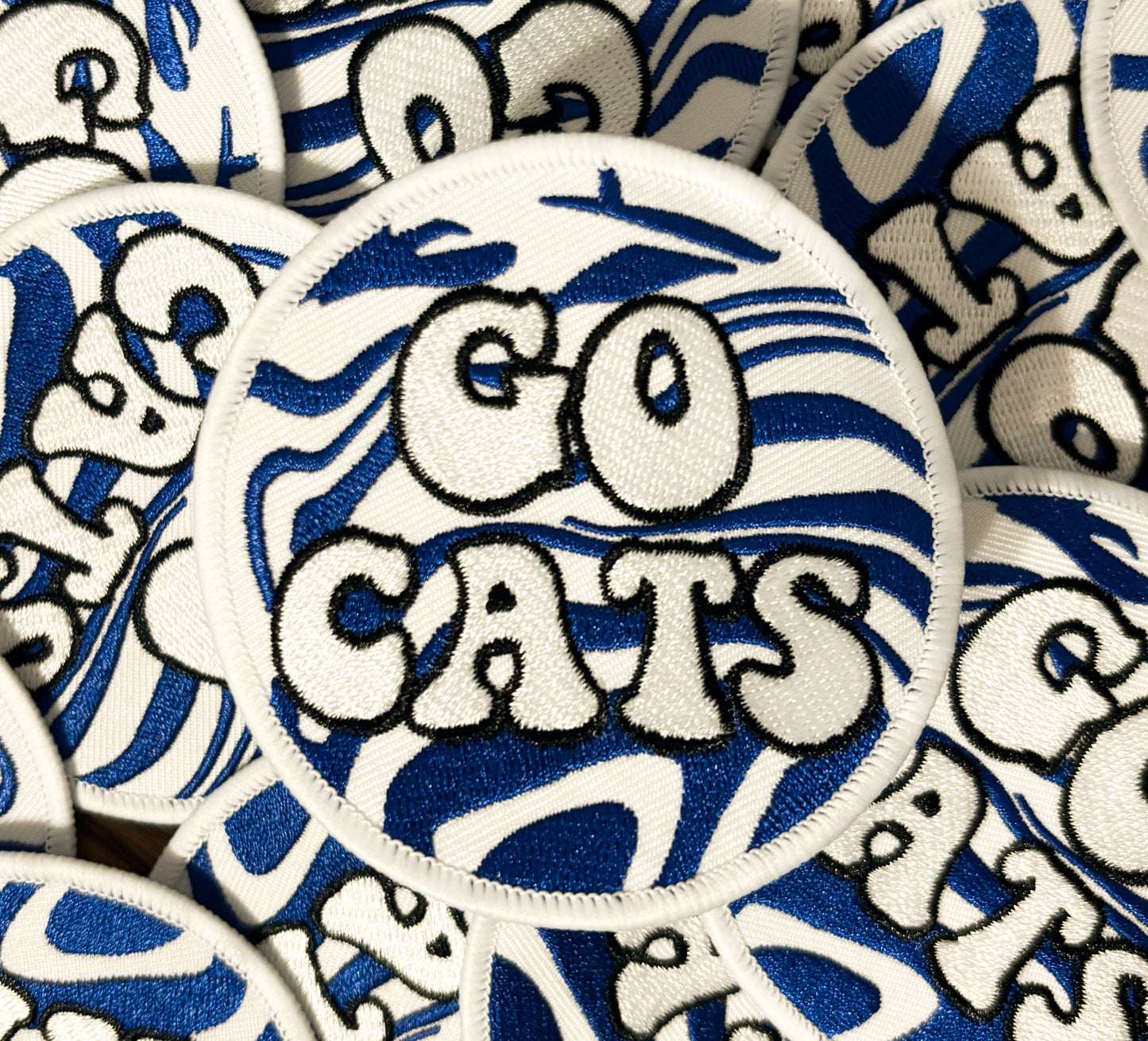 Iron On Patch - Go Cats