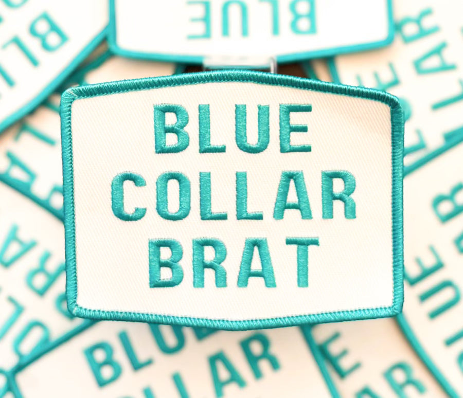 Iron On Patch - Blue Collar Brat