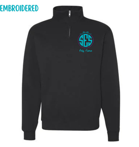 SES Embroidered - Custom 1/4 Zip