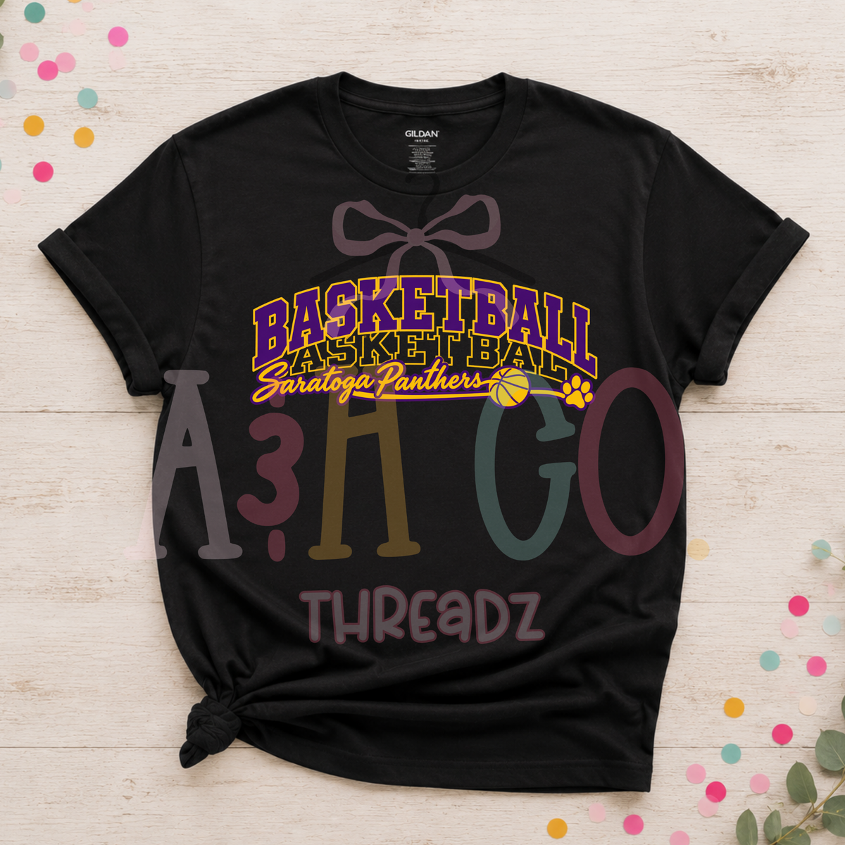 Saratoga - Basketball Arched