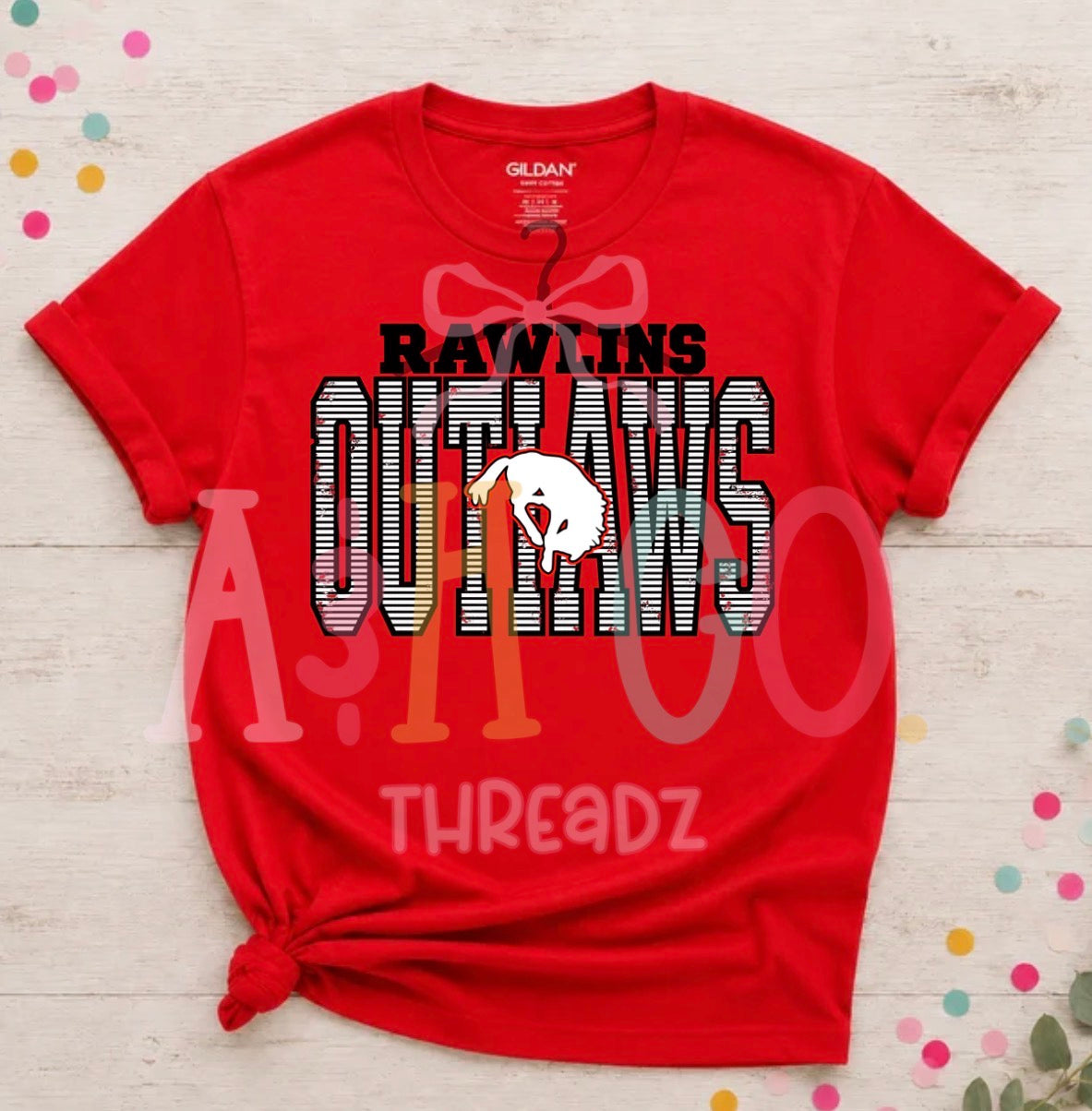 Rawlins Outlaws - Striped Faded