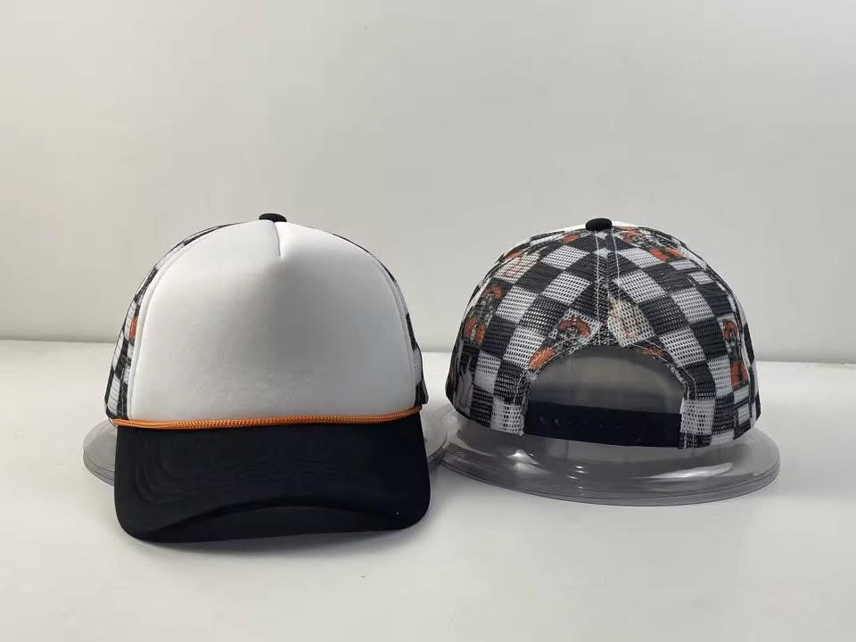 OSU Checkered Trucker Hat