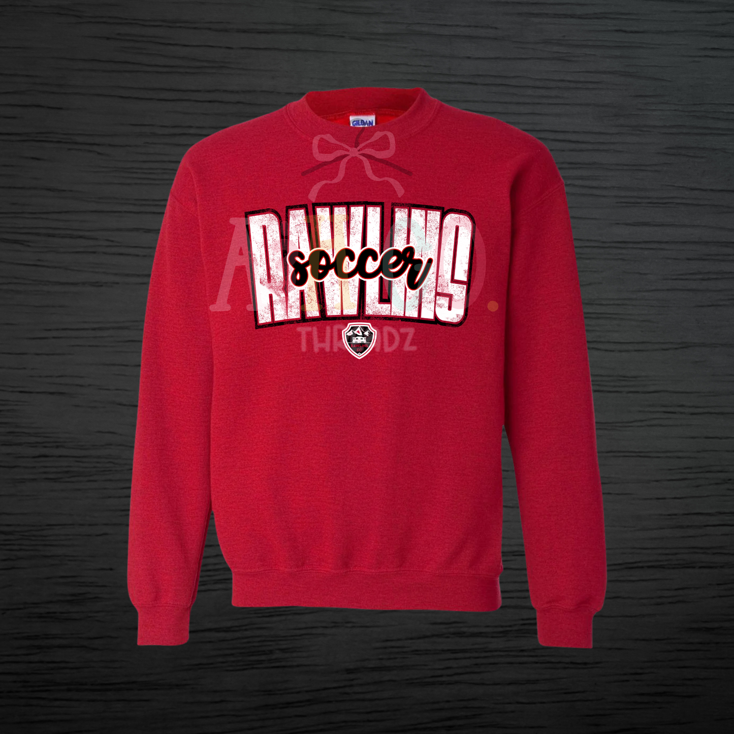 Rawlins Soccer Distressed - Red