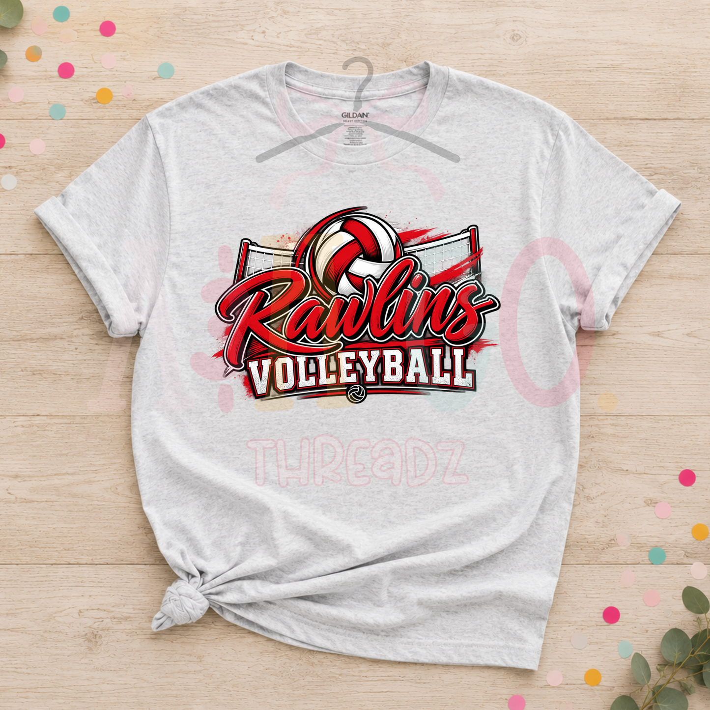 Rawlins Volleyball - Net on Ash