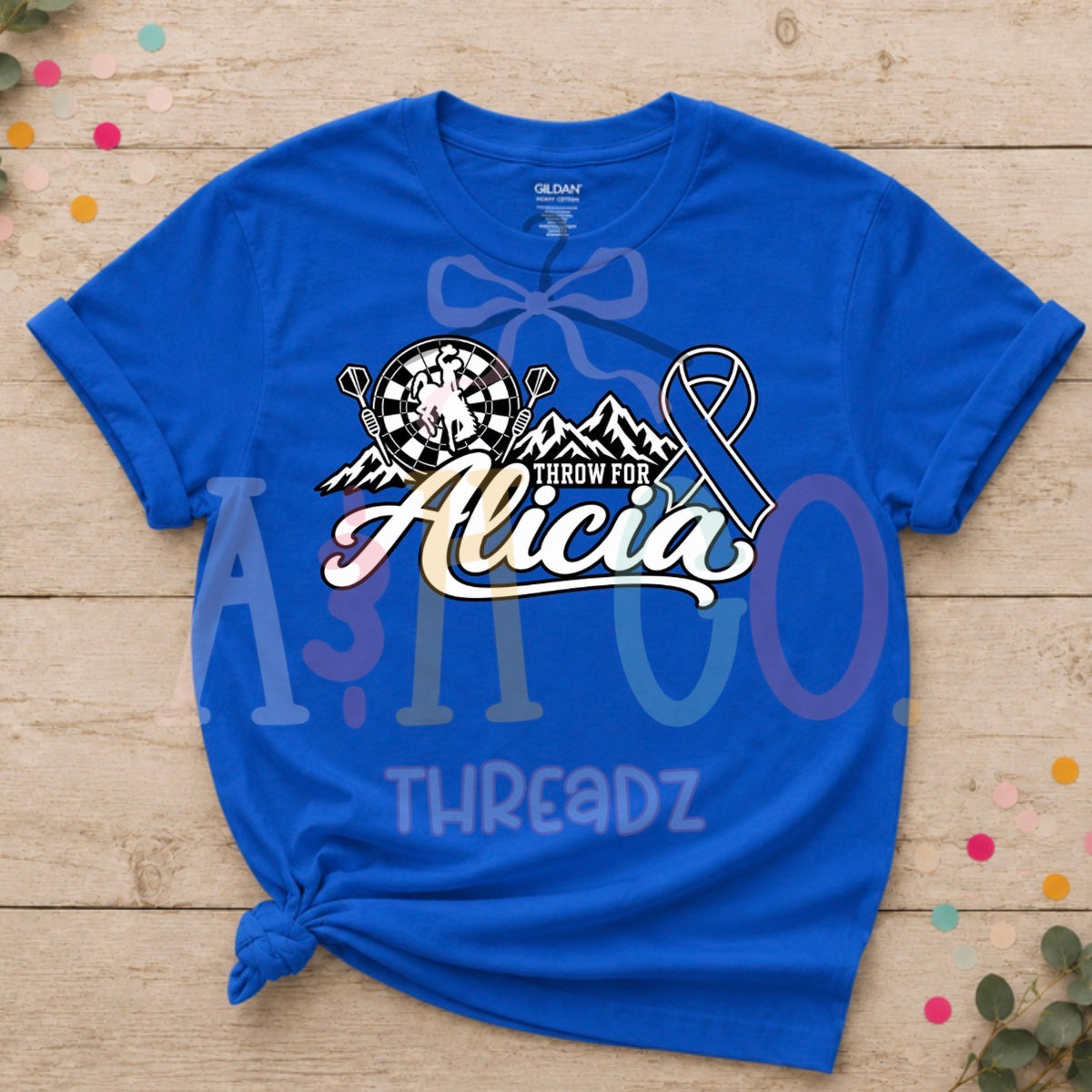 Throw for Alicia - Fundraiser Tee