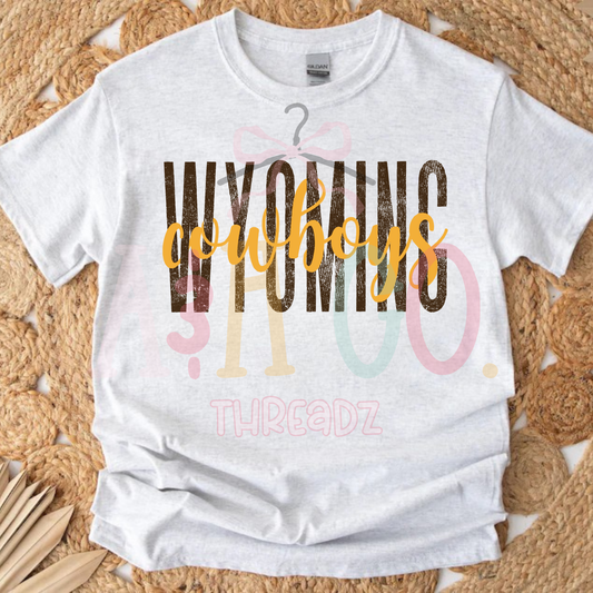 Interlaced Wyoming Cowboys