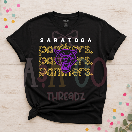 Sketched Panthers - Spirit Wear