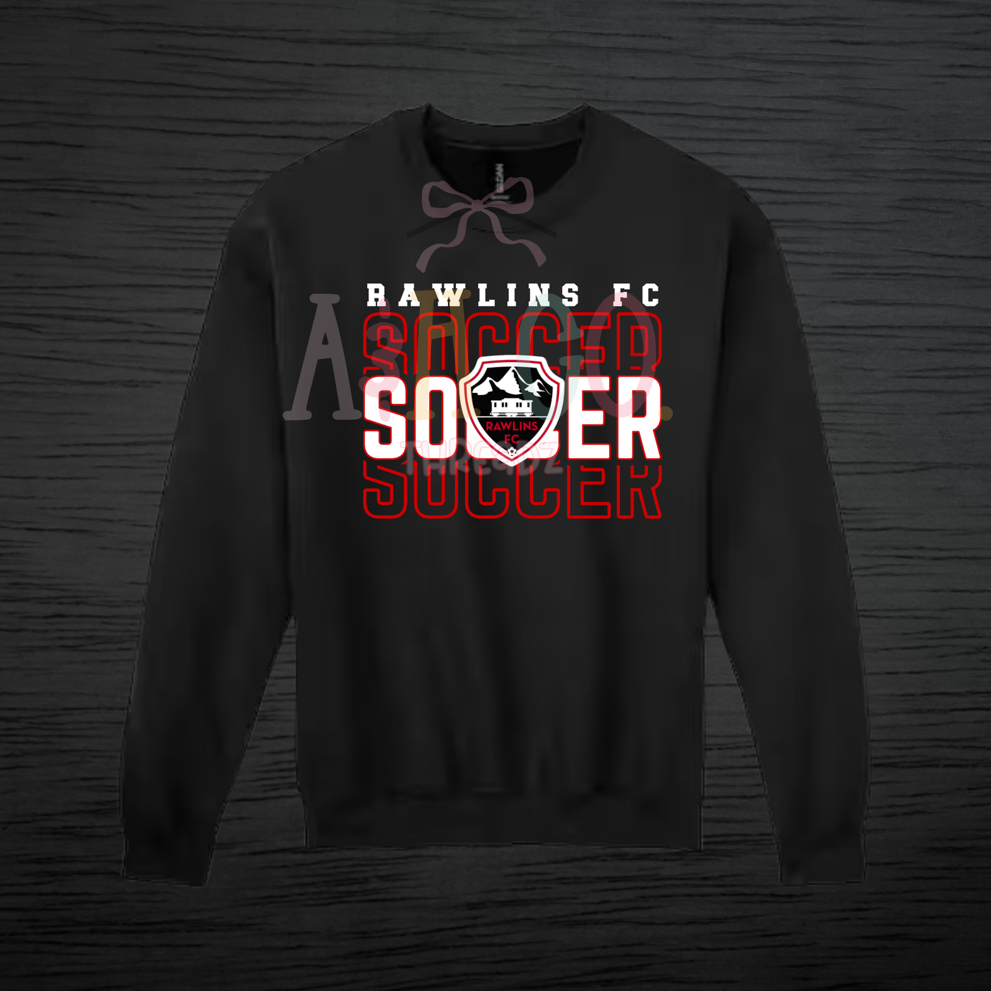 FC Soccer Stacked - Black