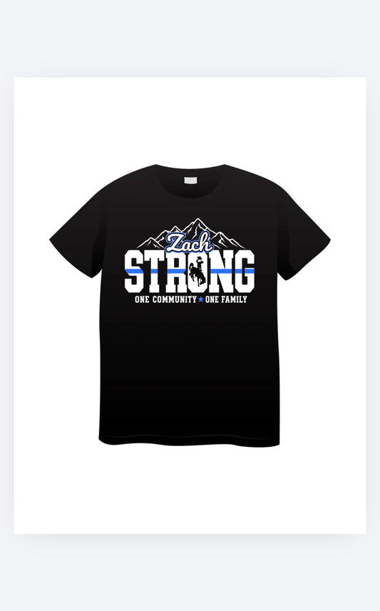 Zach Strong - Fundraiser Black Tee