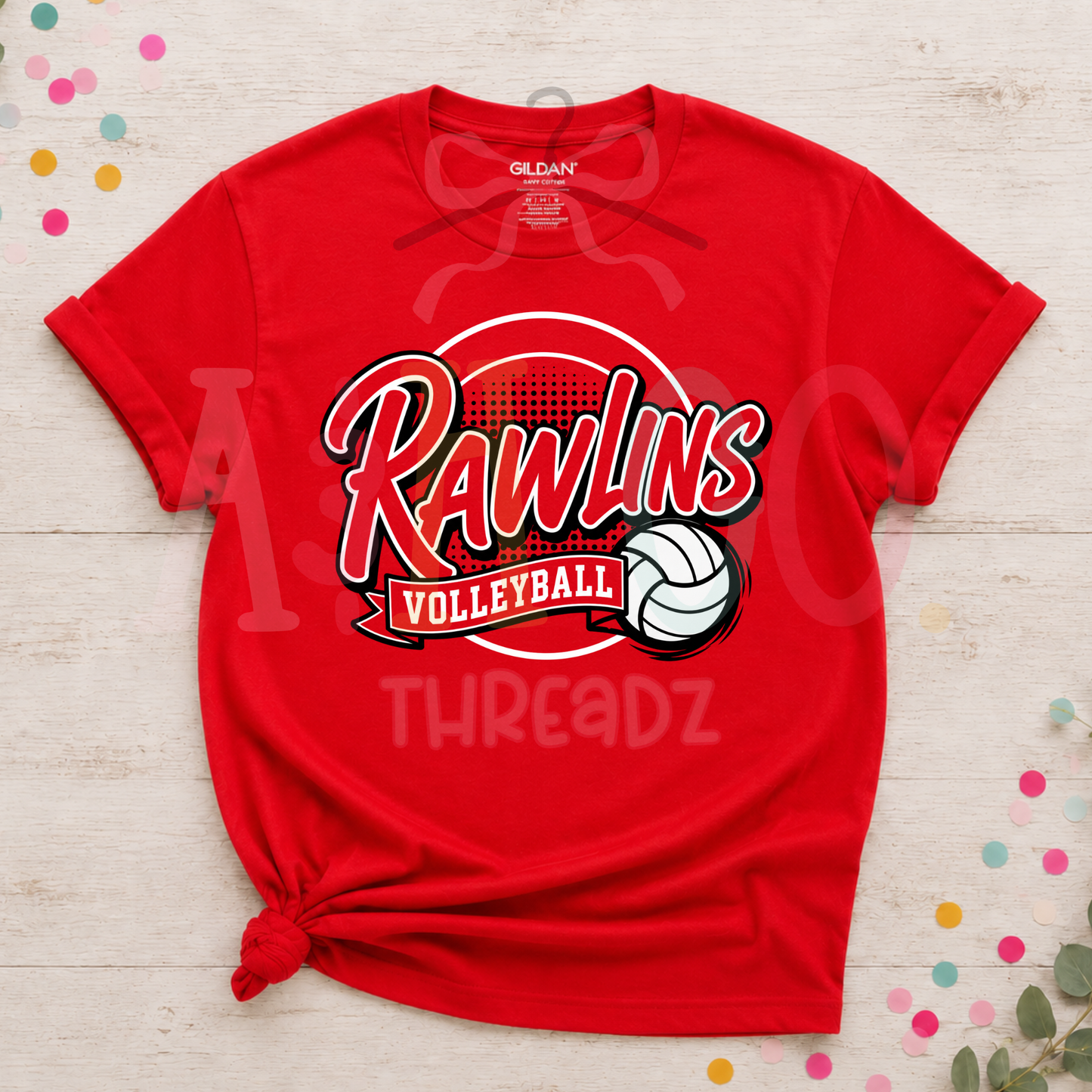 Rawlins Volleyball - Red