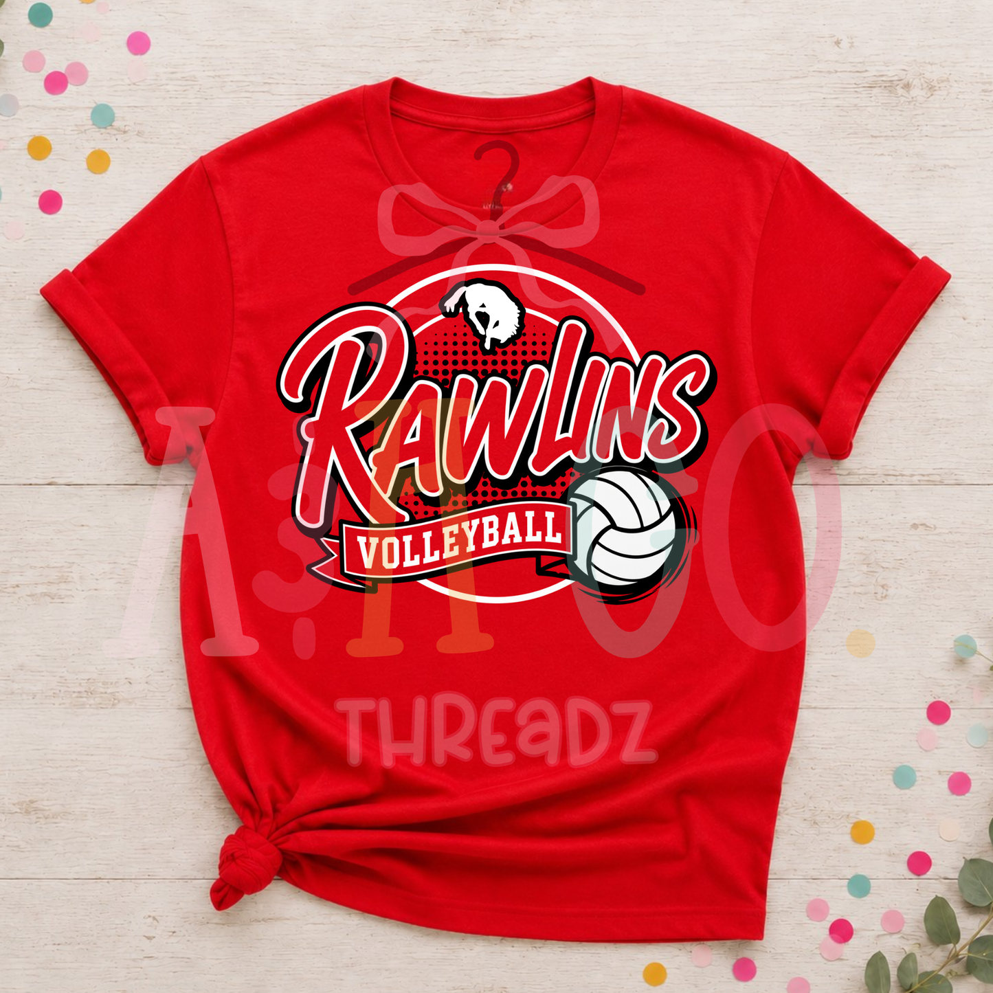 Rawlins Volleyball Circle - Spirit Wear