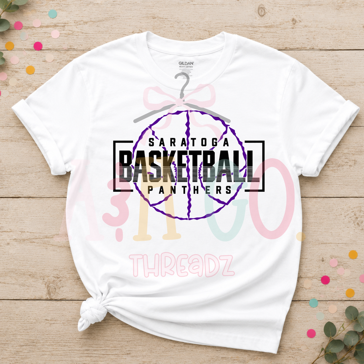 Saratoga - Panthers Basketball Sketched