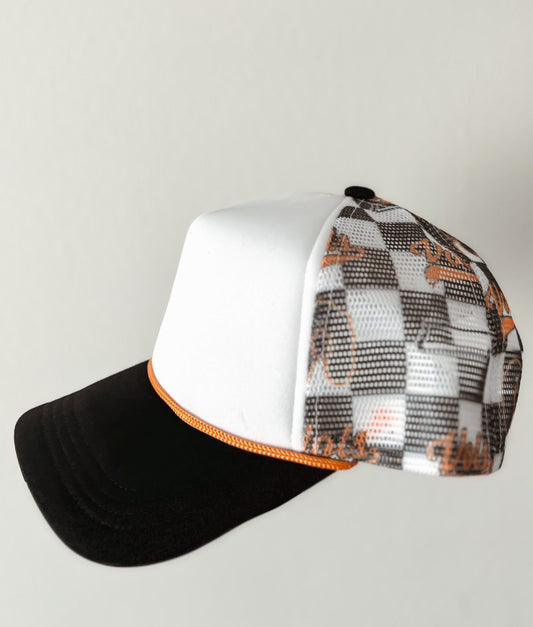 TN Checkered Trucker Hat