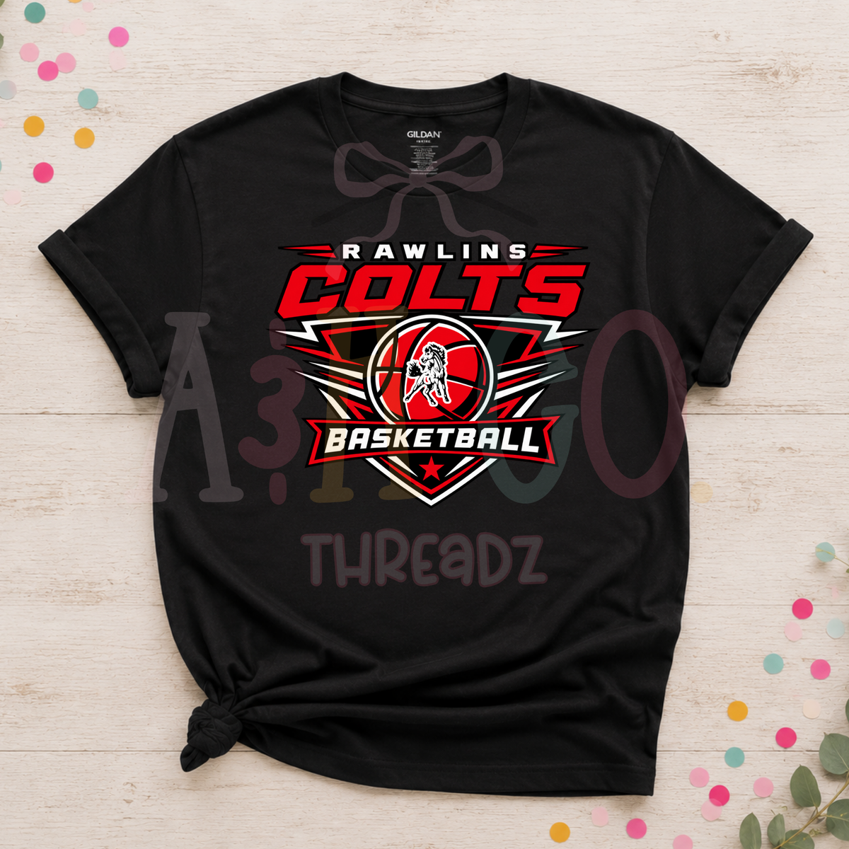 Rawlins Colts - Basketball Sheild
