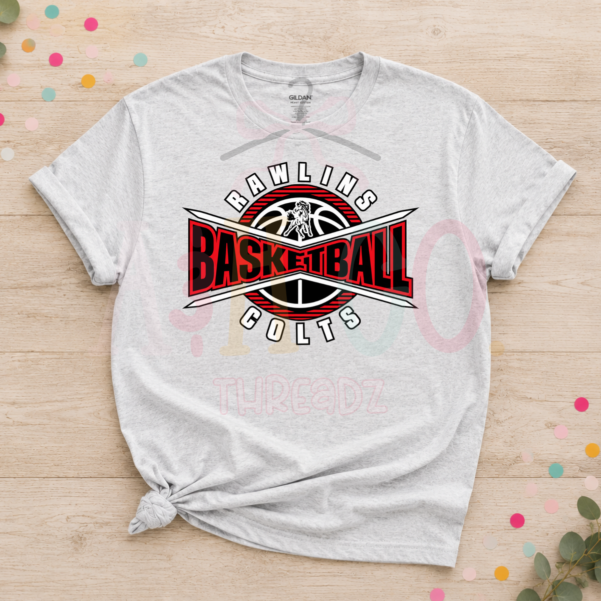 Rawlins Colts - Basketball Pinched