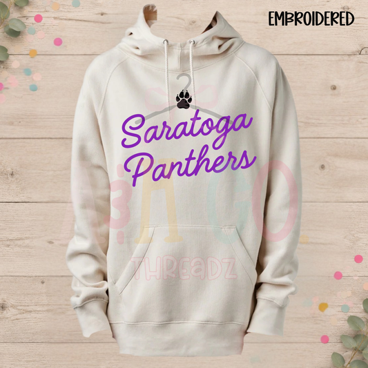 Panthers Funnel Neck Hoodie - Spirit Wear