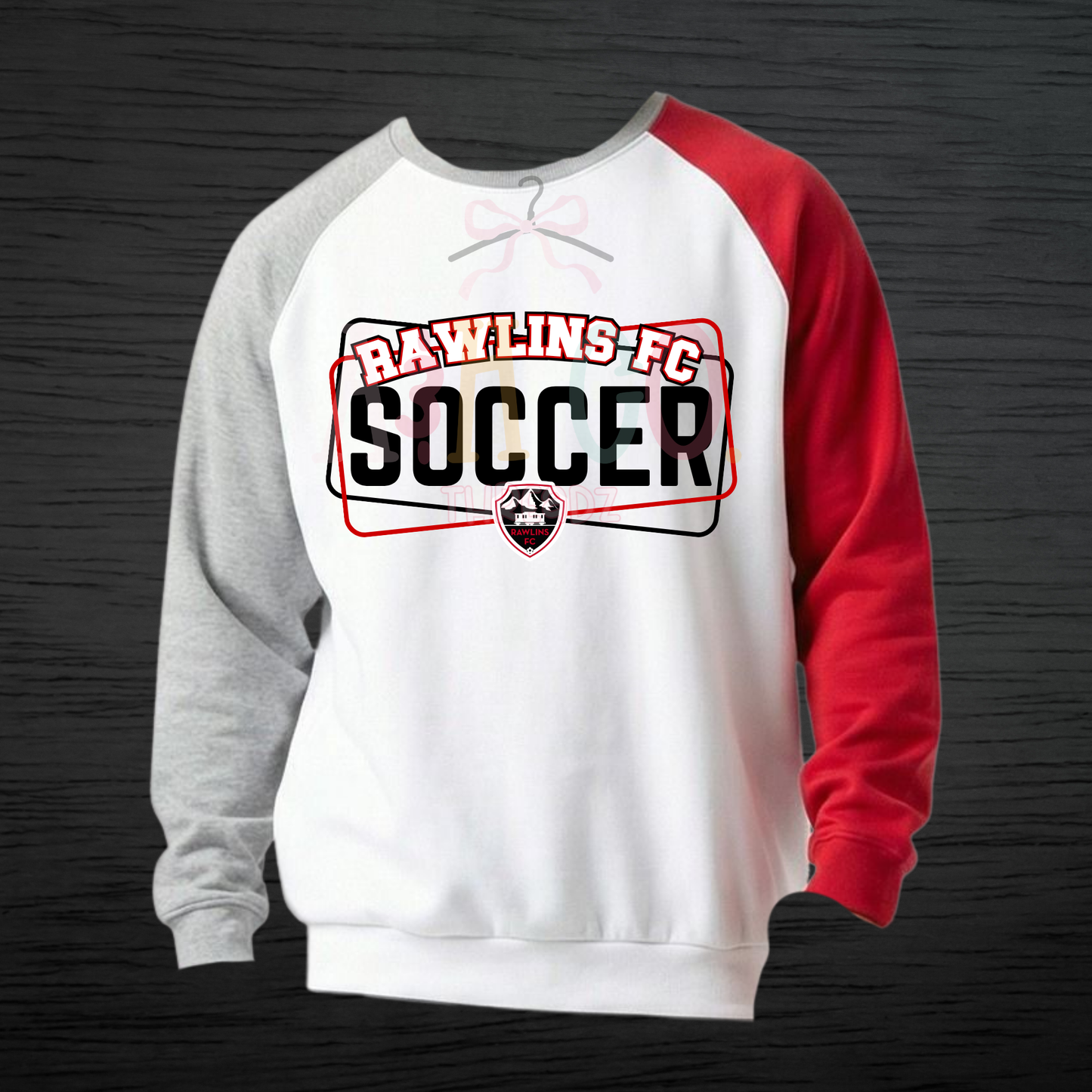 Rawlins FC Soccer - Split Sleeve Crewneck