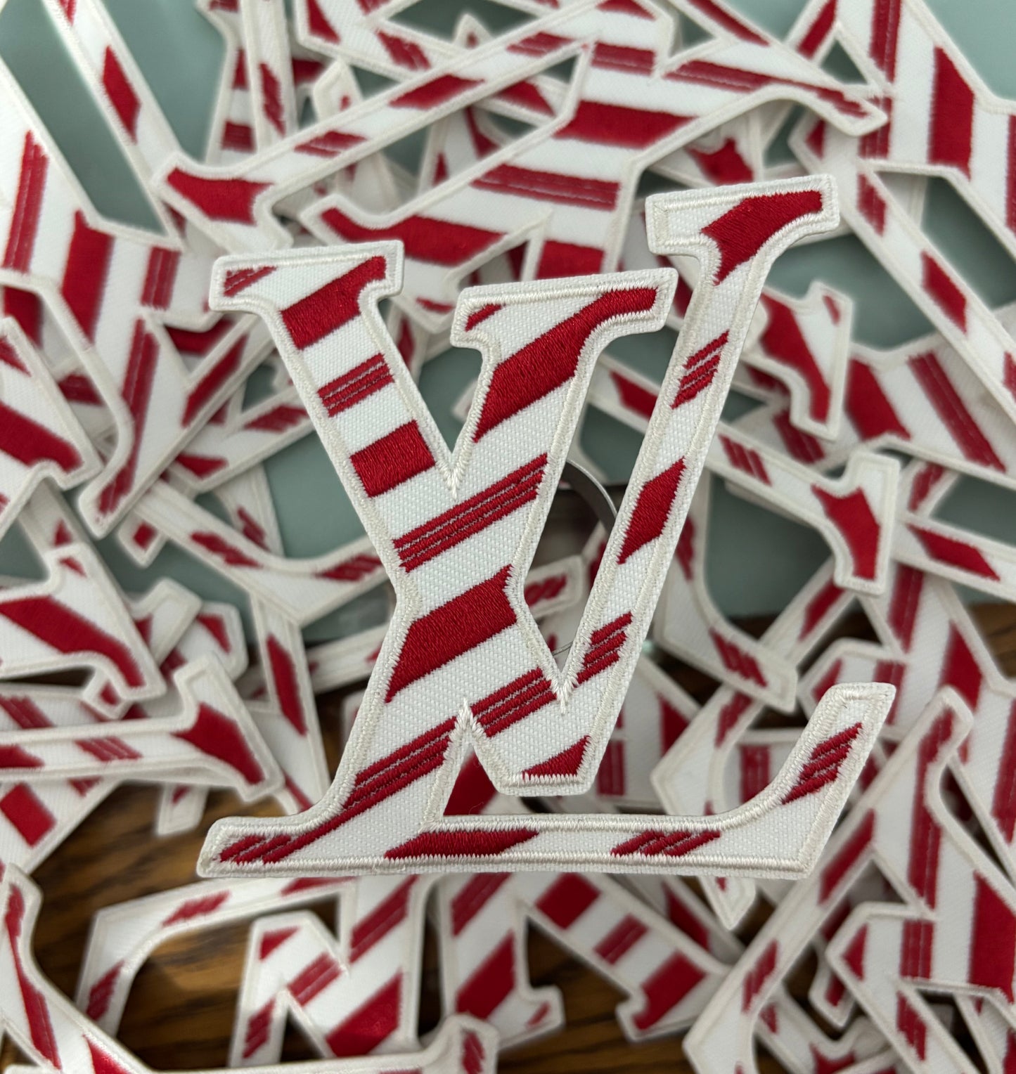 Iron On Patch - Boujee Candy Cane