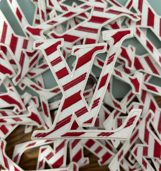 Iron On Patch - Boujee Candy Cane