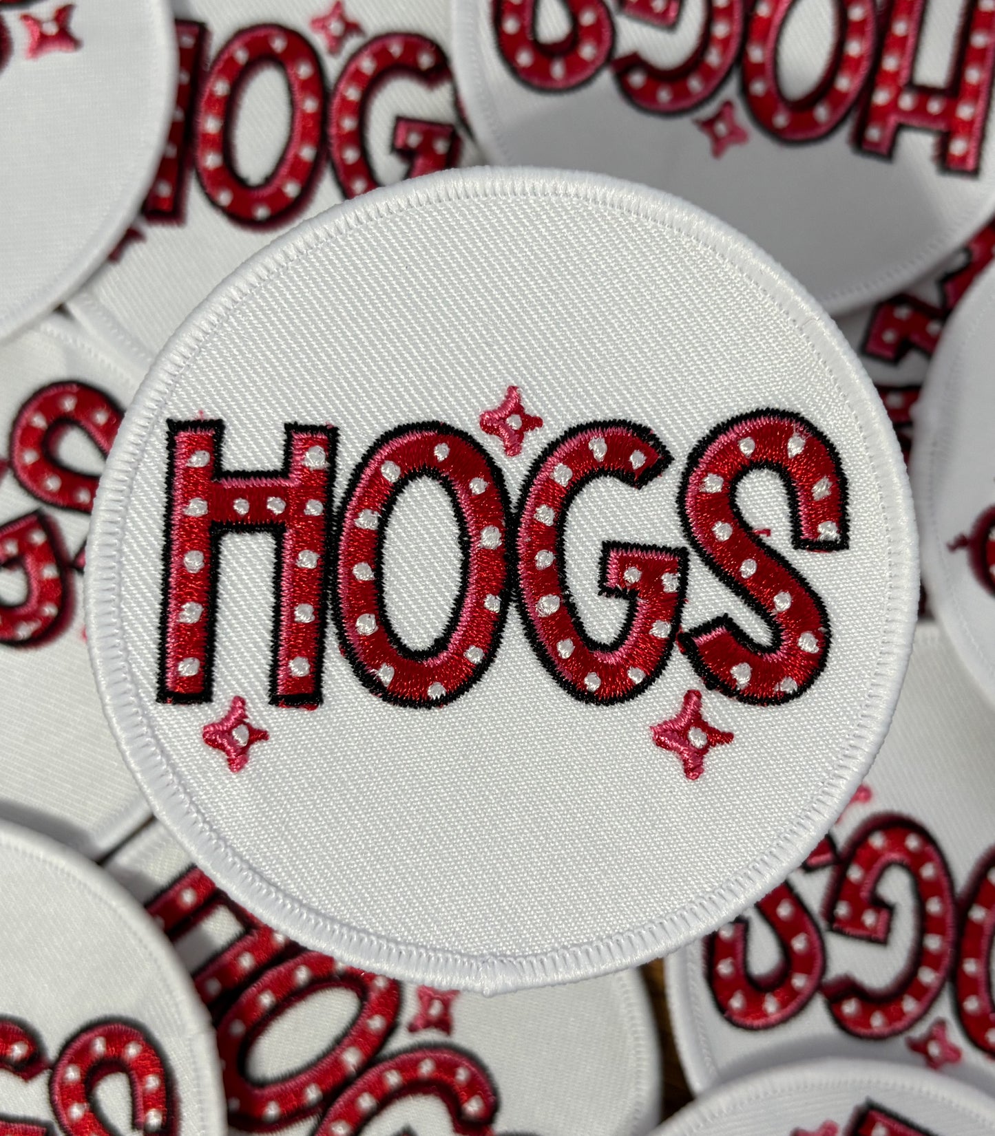 Iron On Patch - Hogs Sign