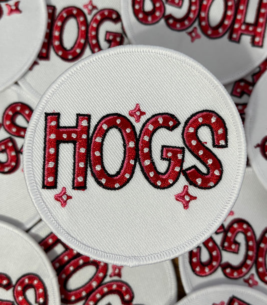 Iron On Patch - Hogs Sign