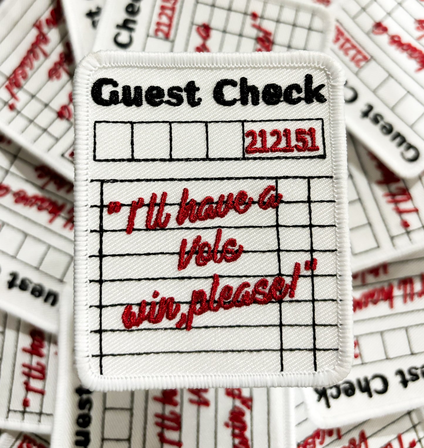 Iron On Patch - Guest Check Vols