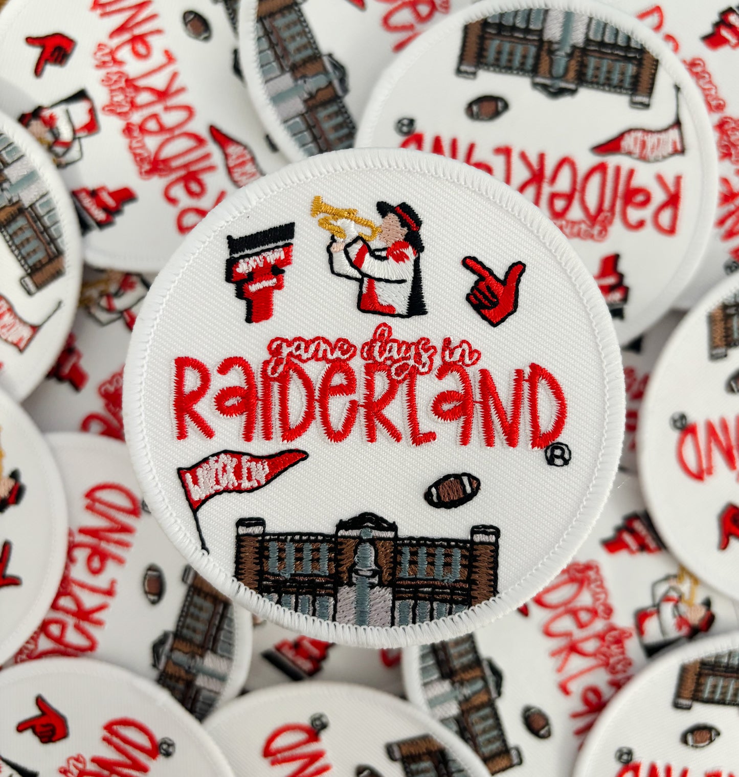 Iron On Patch - Gamedays in Raiderland