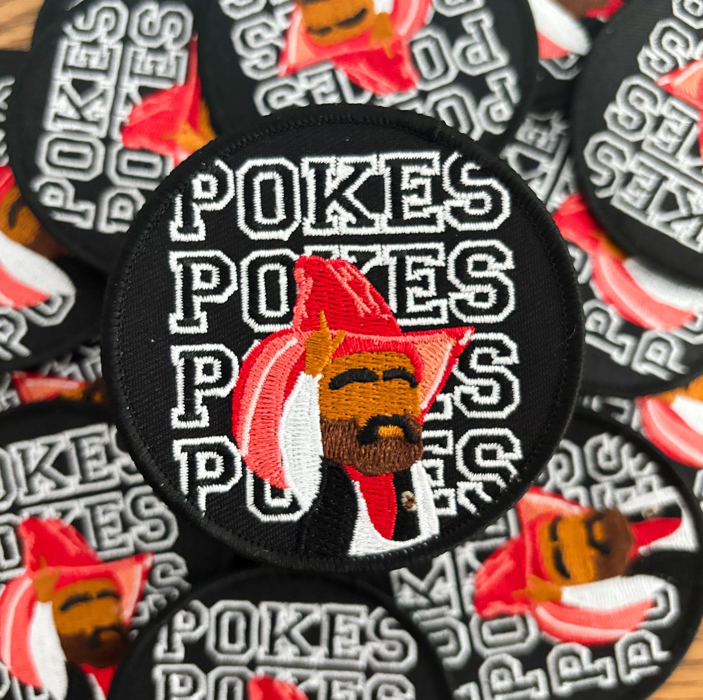 Iron On Patch - Pokes Stacked