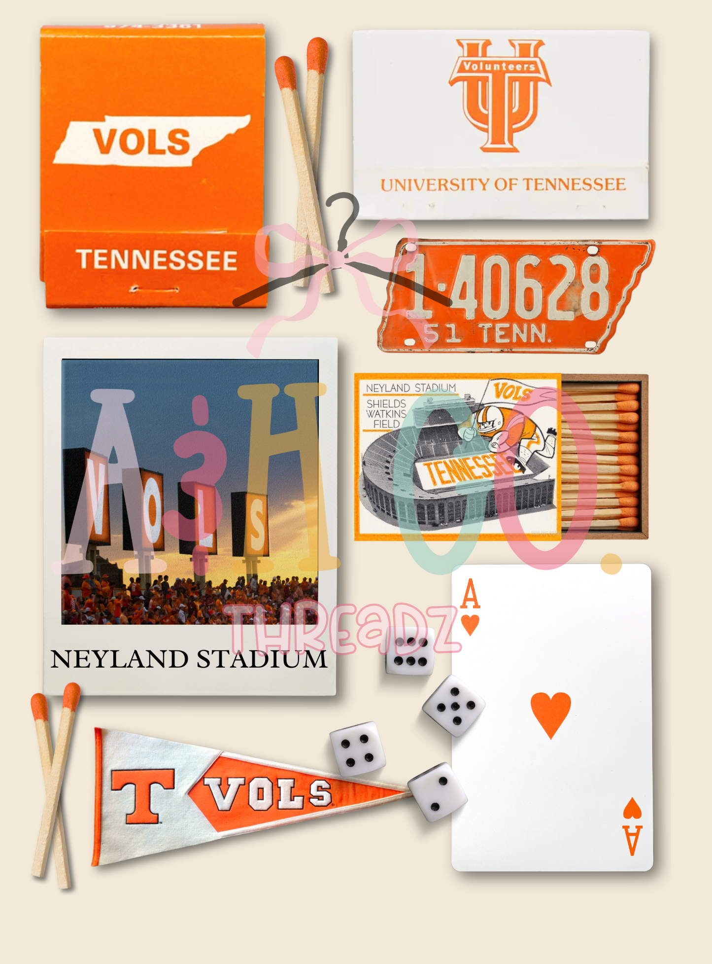DIGITAL FILE - Tennessee Match Art