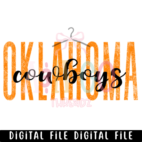 DIGITAL FILE - Interlaced Cowboys